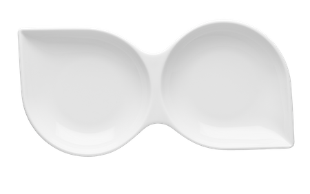 Ankara ravierka dwudzielna 255mm biała