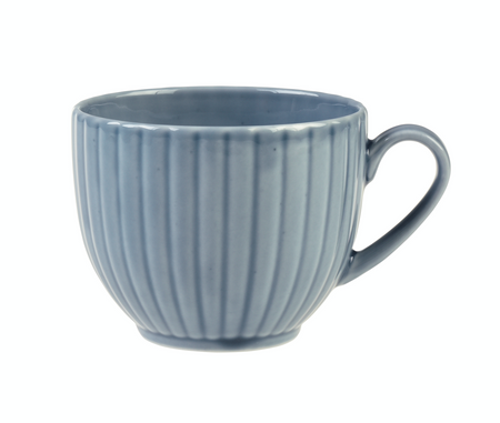 Lubiana zestaw obiadowo kawowy dla 6 osób 30 elementów Daisy Seaside szaroniebieski