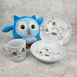 Margot/Roma/Boss garnitur dzieciecy Sowy