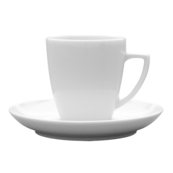 Komplet filiżanka ze spodkiem  200ml/140mm Beata/Sonia biały