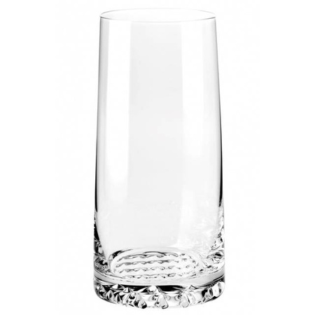 Krosno wysokie szklanki do napojów Fjord 350 ml komplet 6 sztuk